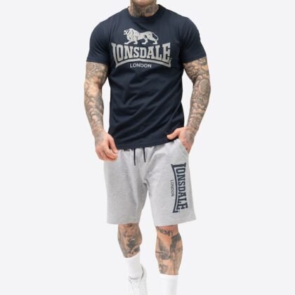 MAIR T-SHIRT NAVY/GRAY