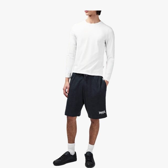JERSEY LOUNGE SHORTS CHARCOAL MARL – Image 3