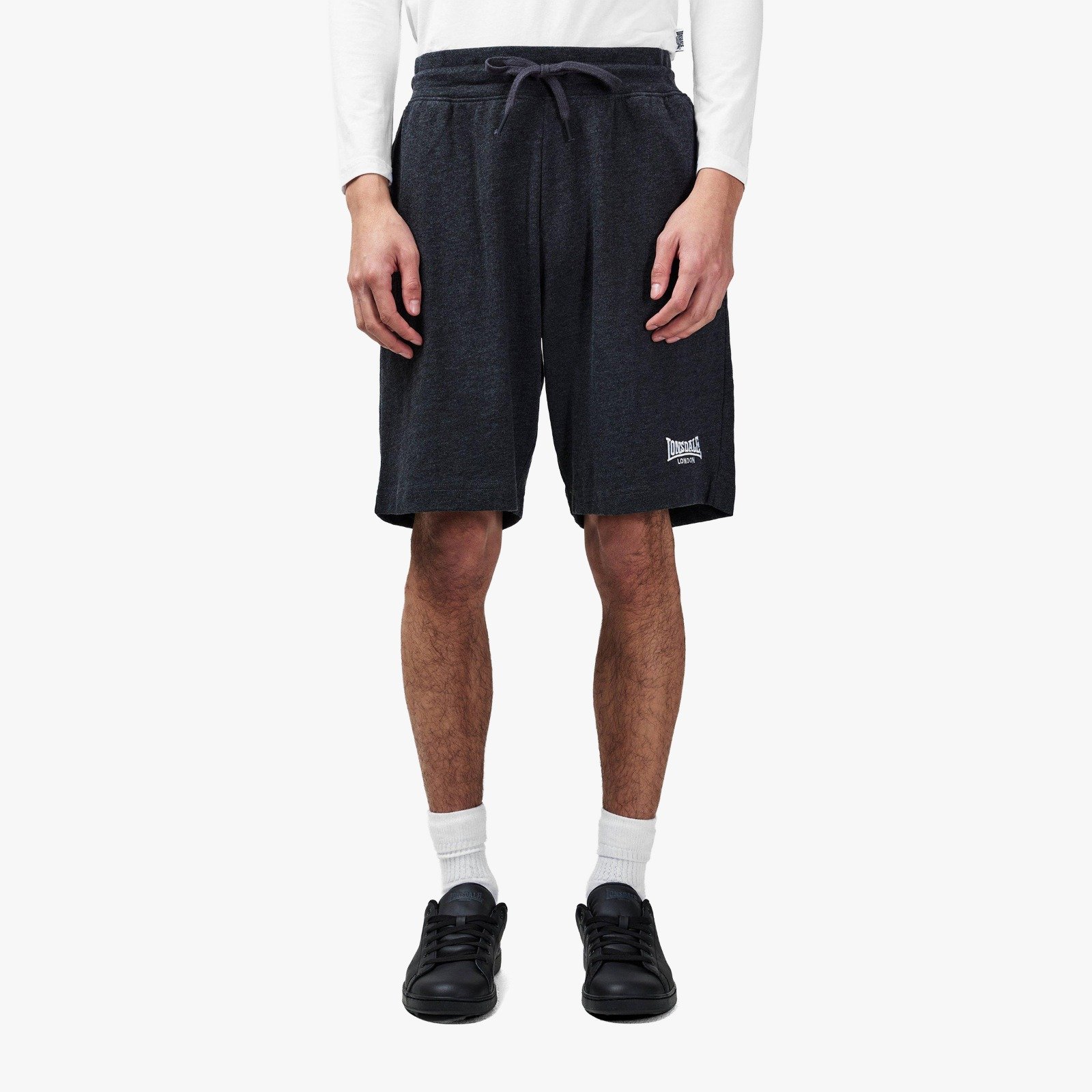JERSEY LOUNGE SHORTS CHARCOAL MARL – Image 5