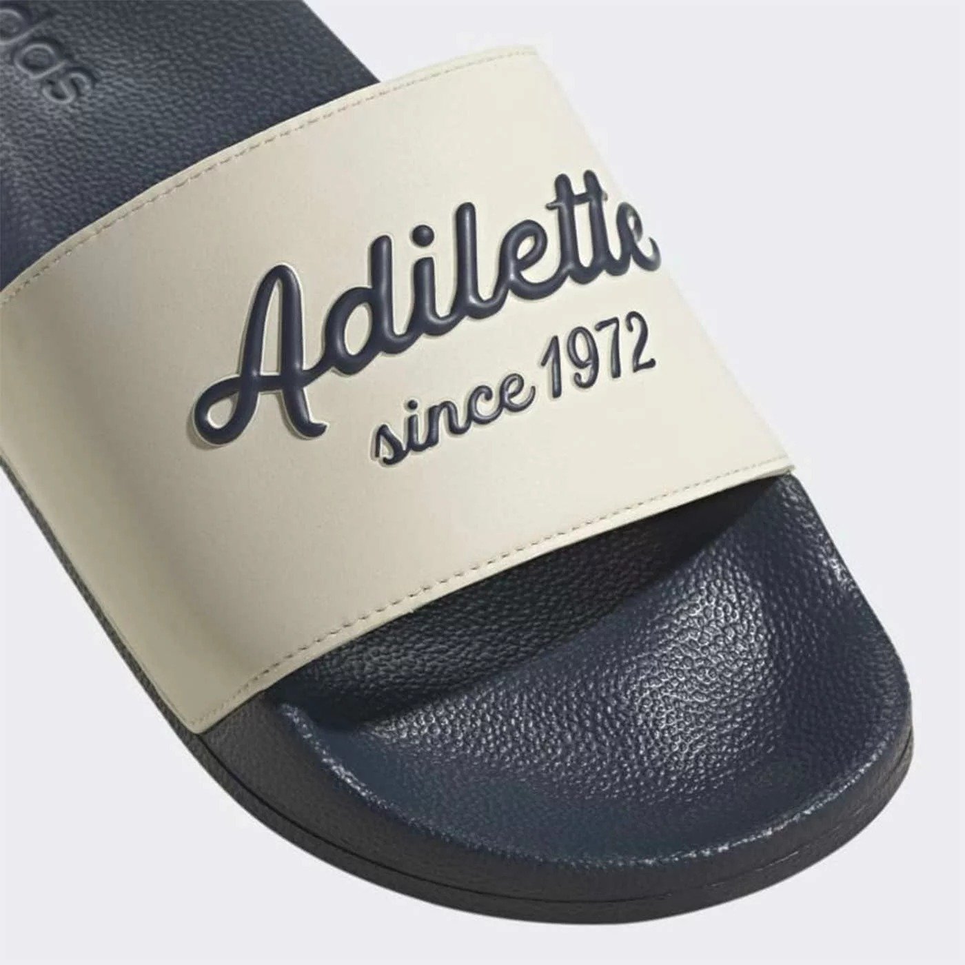 ADILETTE SHOWER NAVY & WHITE – Image 3