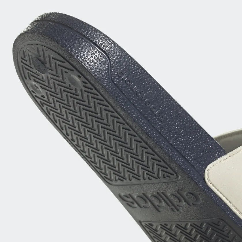ADILETTE SHOWER NAVY & WHITE – Image 4