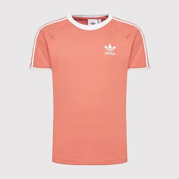 ADICOLOR CLASSICS 3-STRIPES TEE SALMON – Image 2