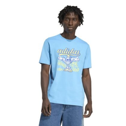 GRAPHICS MEN T-SHIRTS LIGHT BLUE