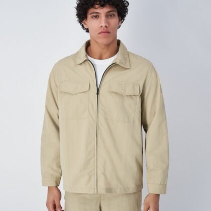 UTILITY ZIP UP OVERSHIRT