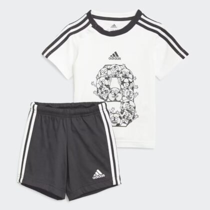 LIL 3-STRIPES SPORTY SUMMER SET