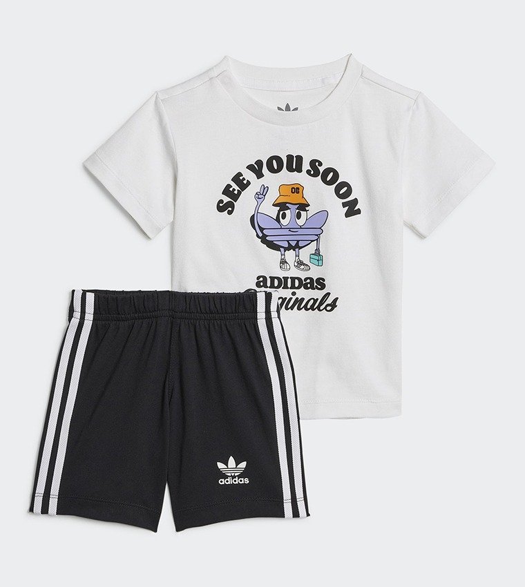 TREFOIL SHORTS AND T-SHIRT SET
