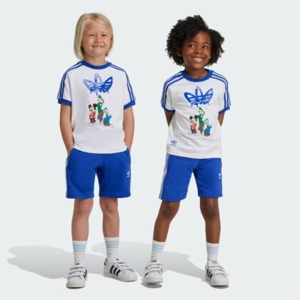 ADIDAS X DISNEY MICKEY MOUSE SHORTS TEE SET KIDS
