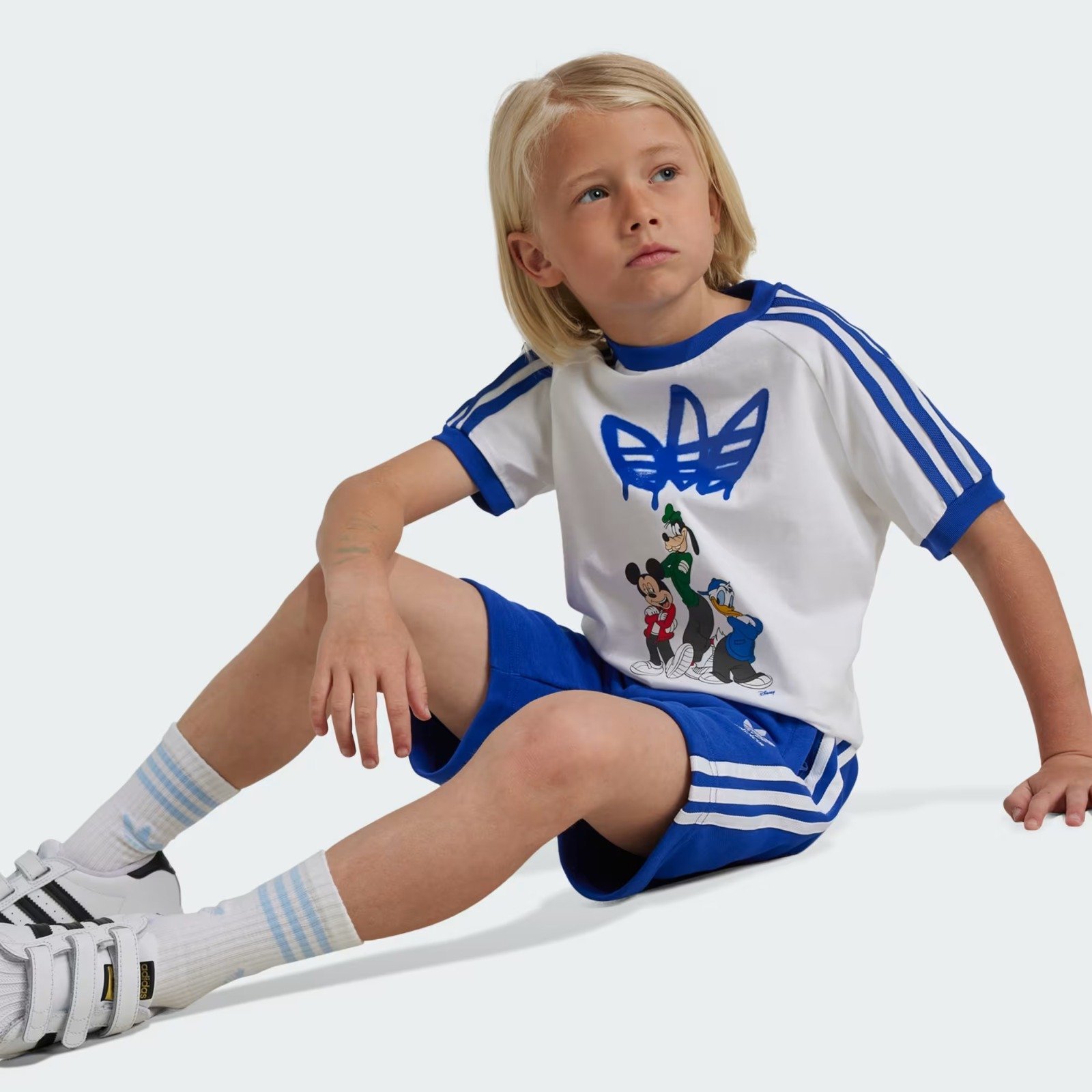 ADIDAS X DISNEY MICKEY MOUSE SHORTS TEE SET KIDS – Image 3