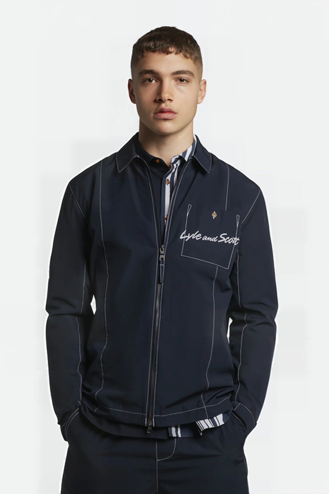 PANELLED OVERSHIRT