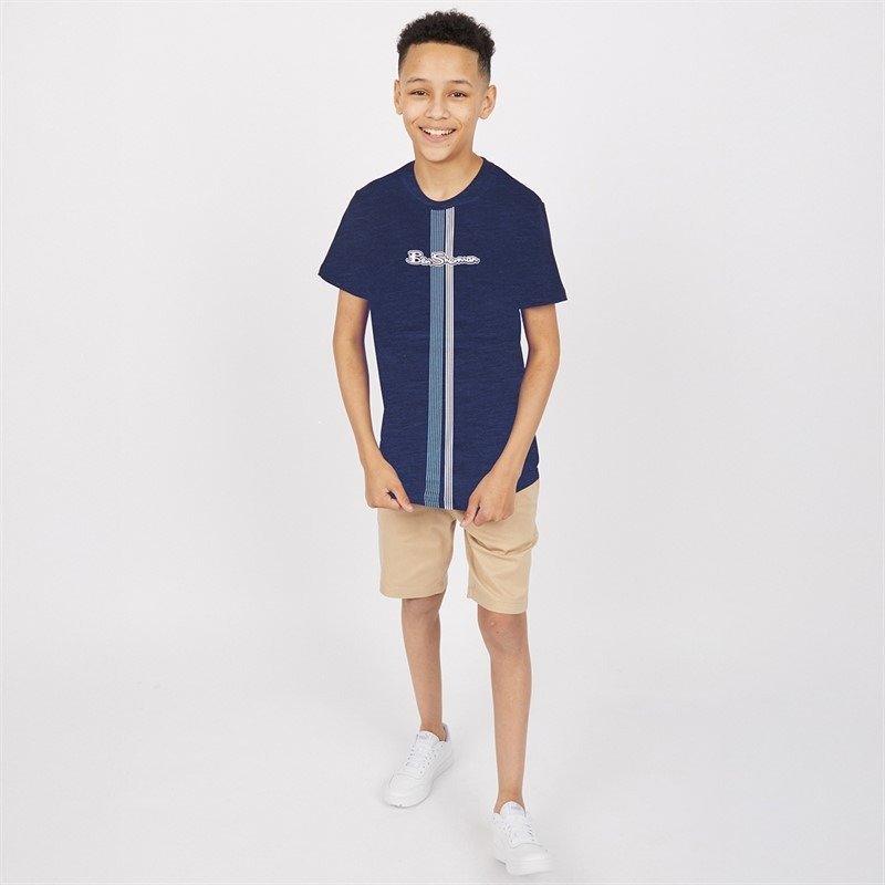 CENTRE BARCODE SLUB T-SHIRT – Image 3