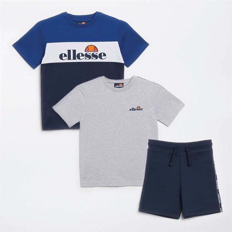 WYATT THREE PACK TAPED T-SHIRTS AND SHORTS SET – Image 3