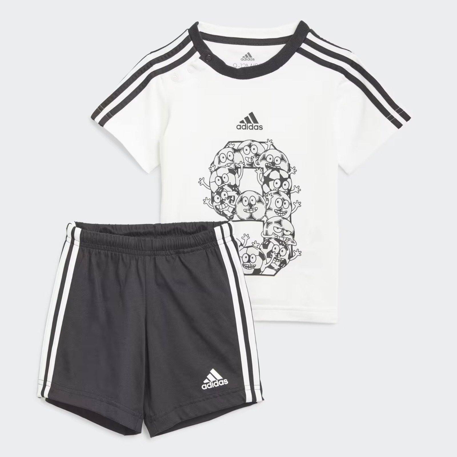 LIL 3-STRIPES SPORTY SUMMER SET