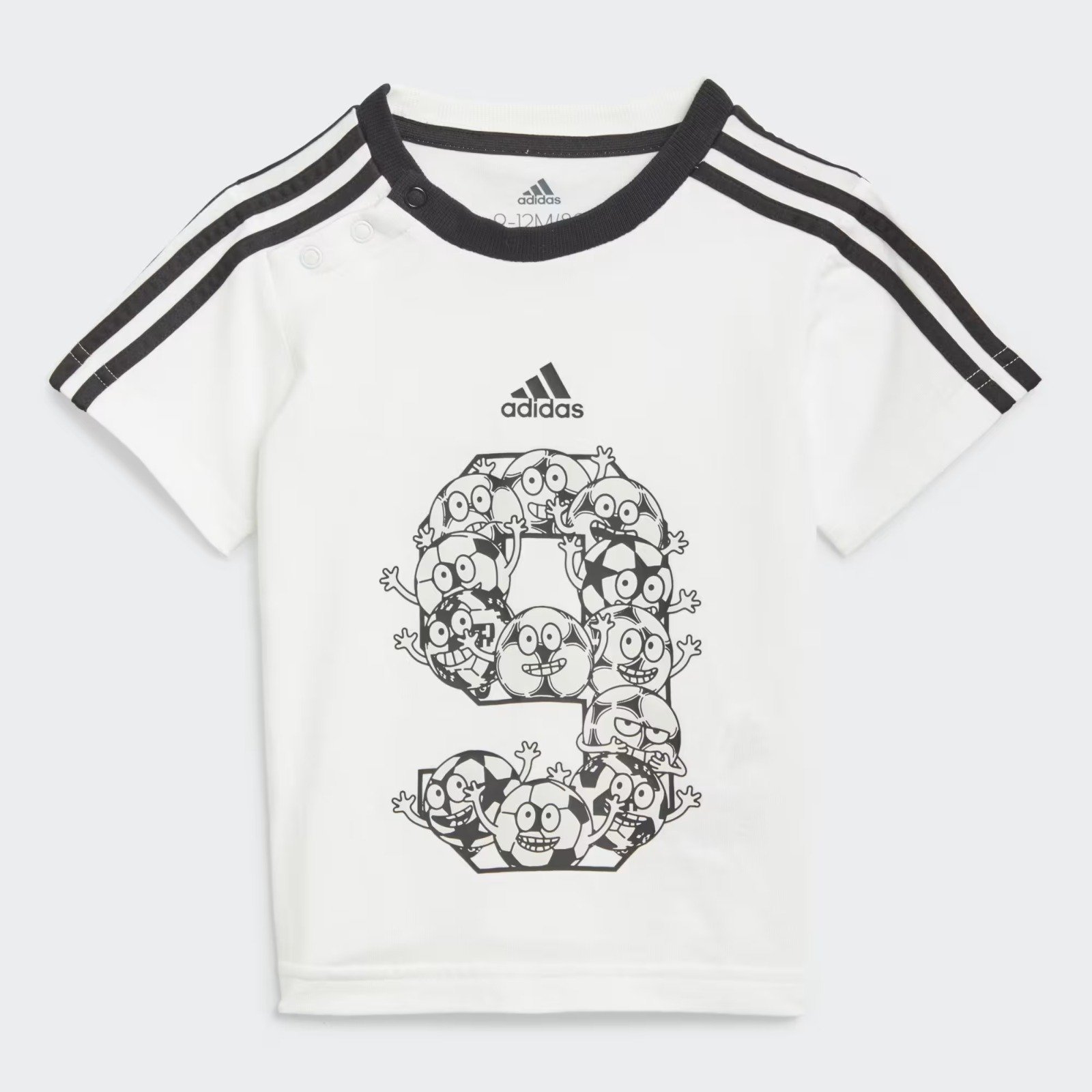 LIL 3-STRIPES SPORTY SUMMER SET – Image 2