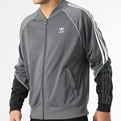 Veste Zippée A Bandes Tricot SST