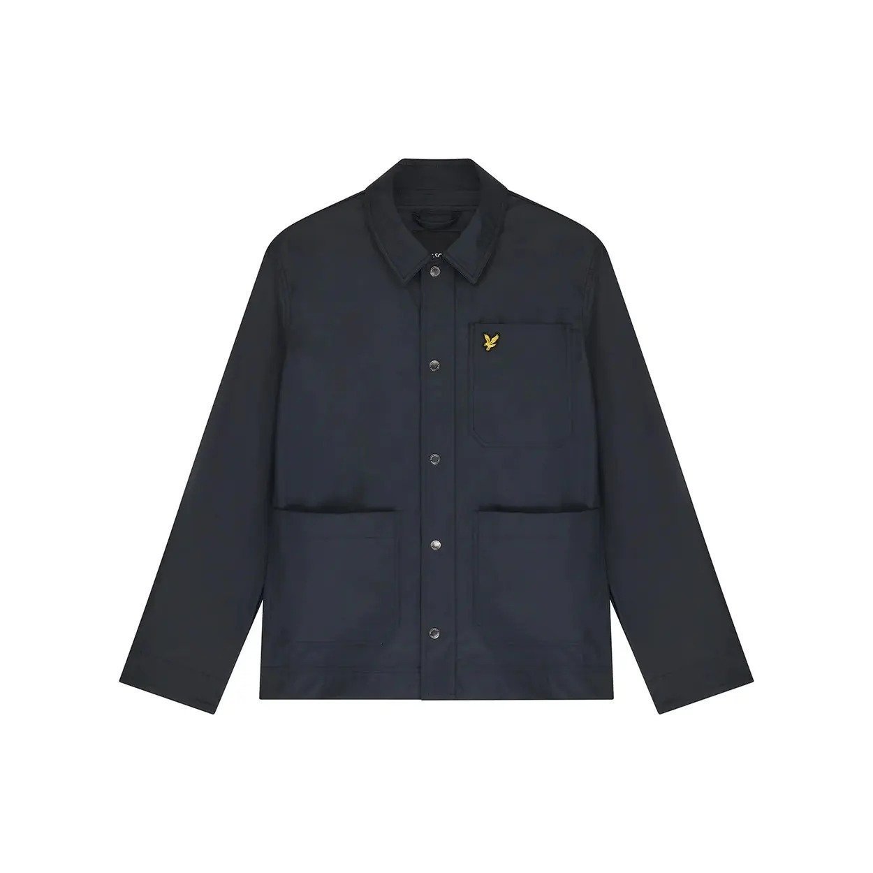 EMBROIDERED LOGO LONG SLEEVE WINDBREAKER JACKET