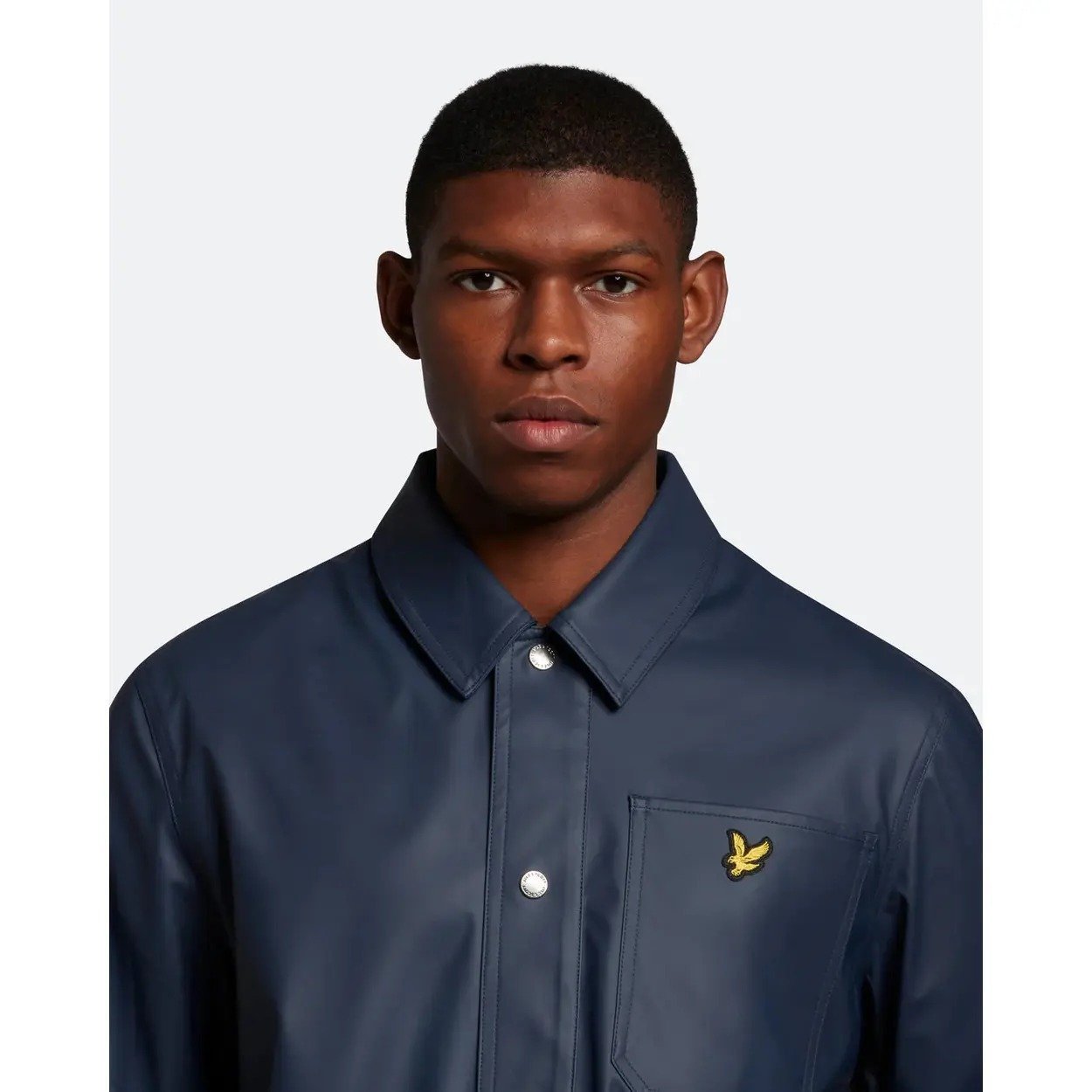 EMBROIDERED LOGO LONG SLEEVE WINDBREAKER JACKET – Image 5