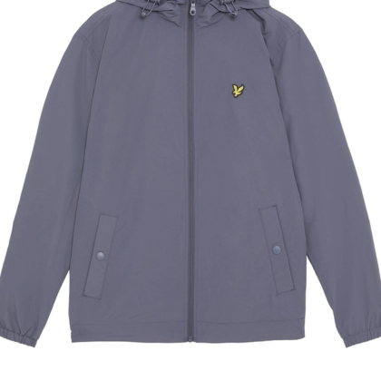 ZIP THROUGH HOODED JACKET