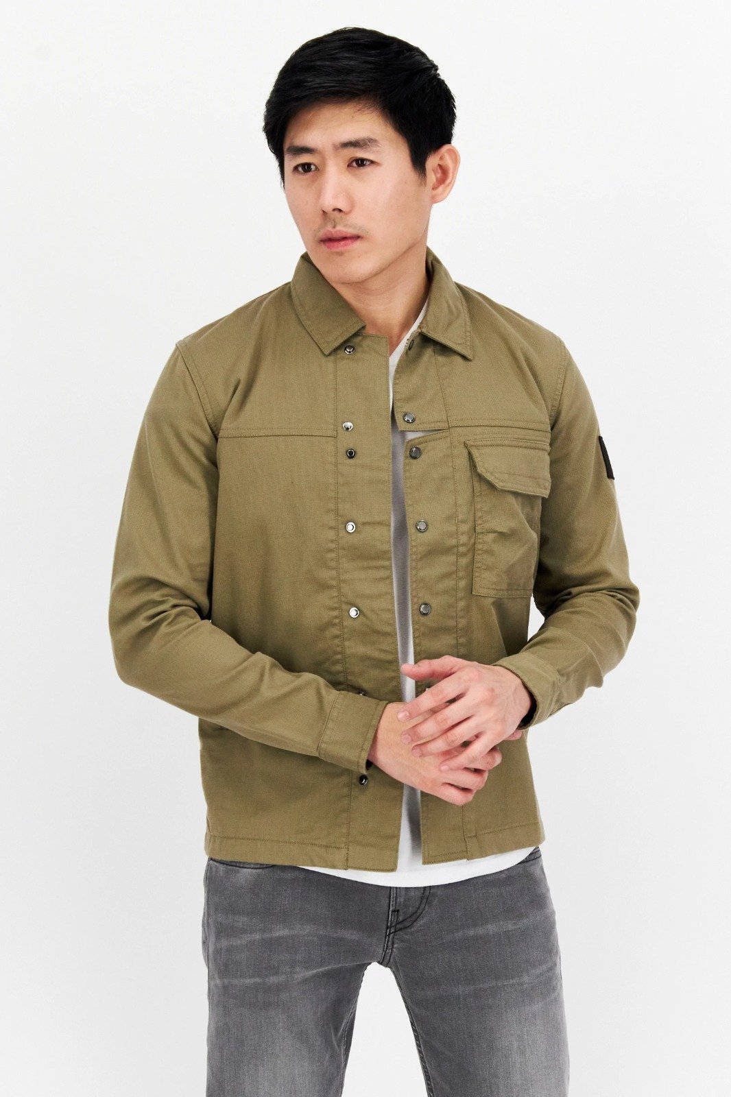 POCKET LS SHIRT