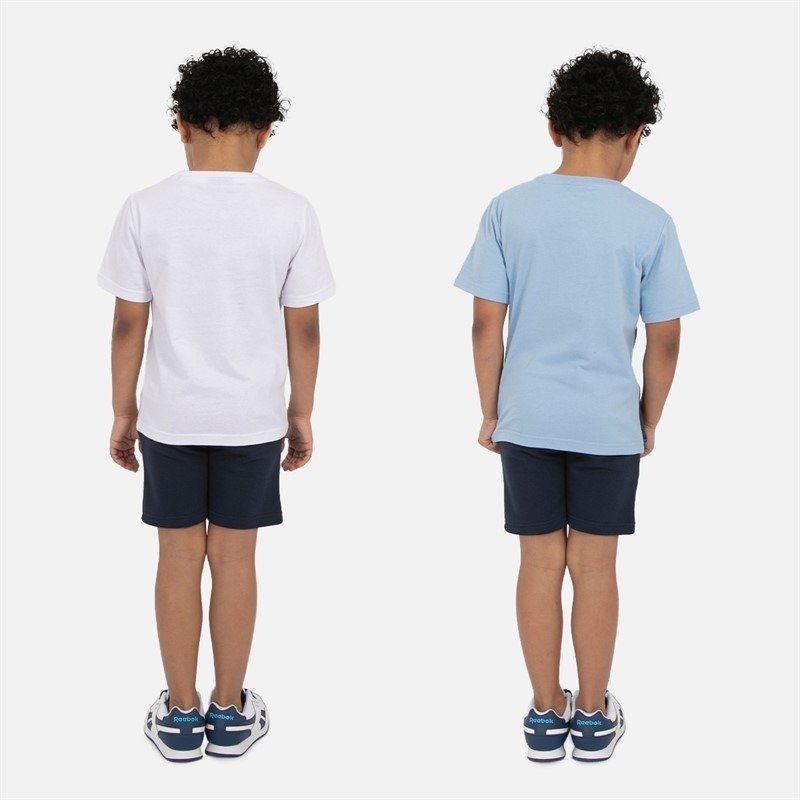 ZALE THREE PACK LOGO T-SHIRTS AND SHORTS SET – Image 2
