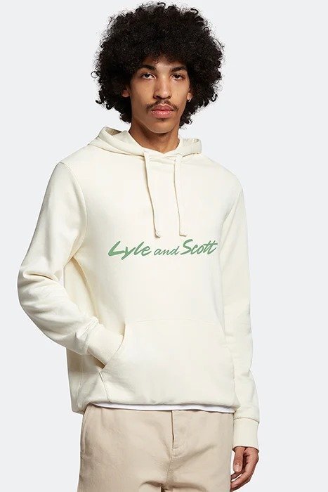SCRIPT HOODED SWEATSHIRT – Image 2